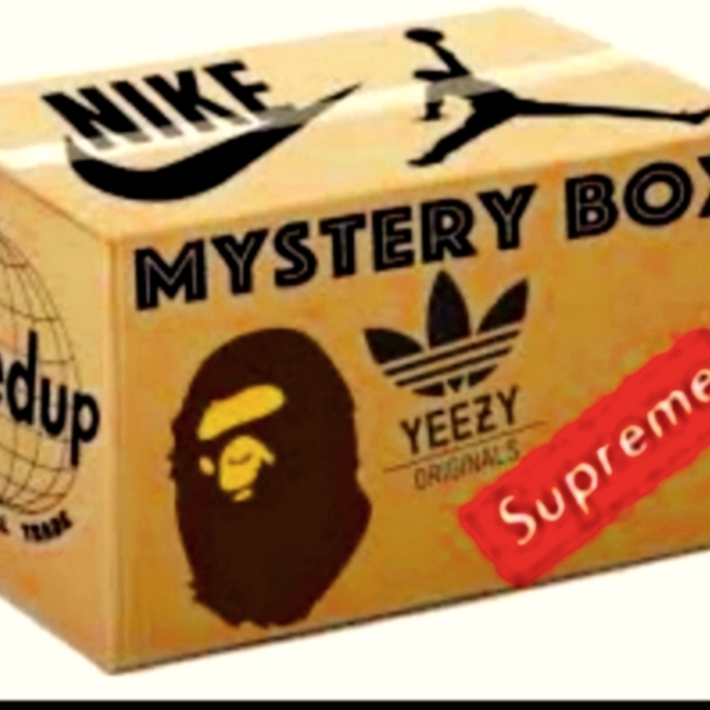 Hypebeast mystery 3 hat box set stickers Nike Supreme Air Jordan Polo Racing MLB